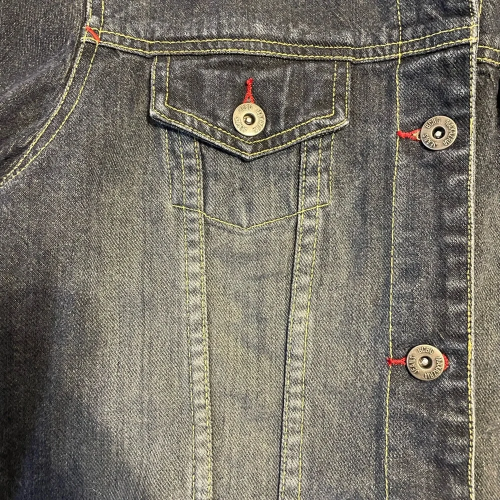 Vintage BCBG Denim Jacket Sz Medium - Picture 4 of 4